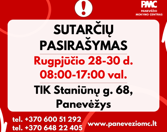 Sutarčių pasirašymas